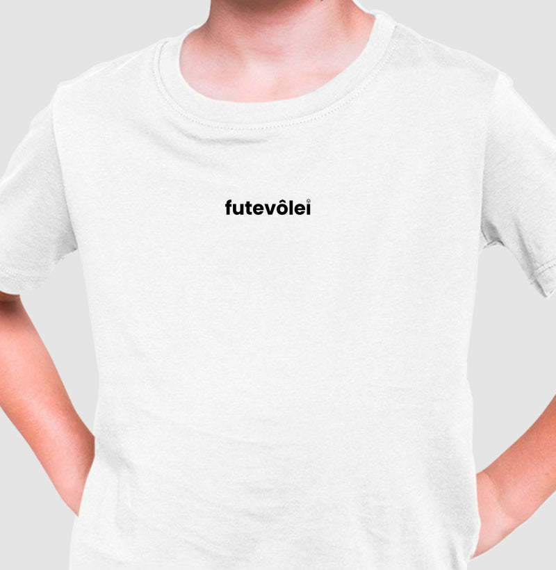 Camiseta Infantil Minimalista Futevôlei