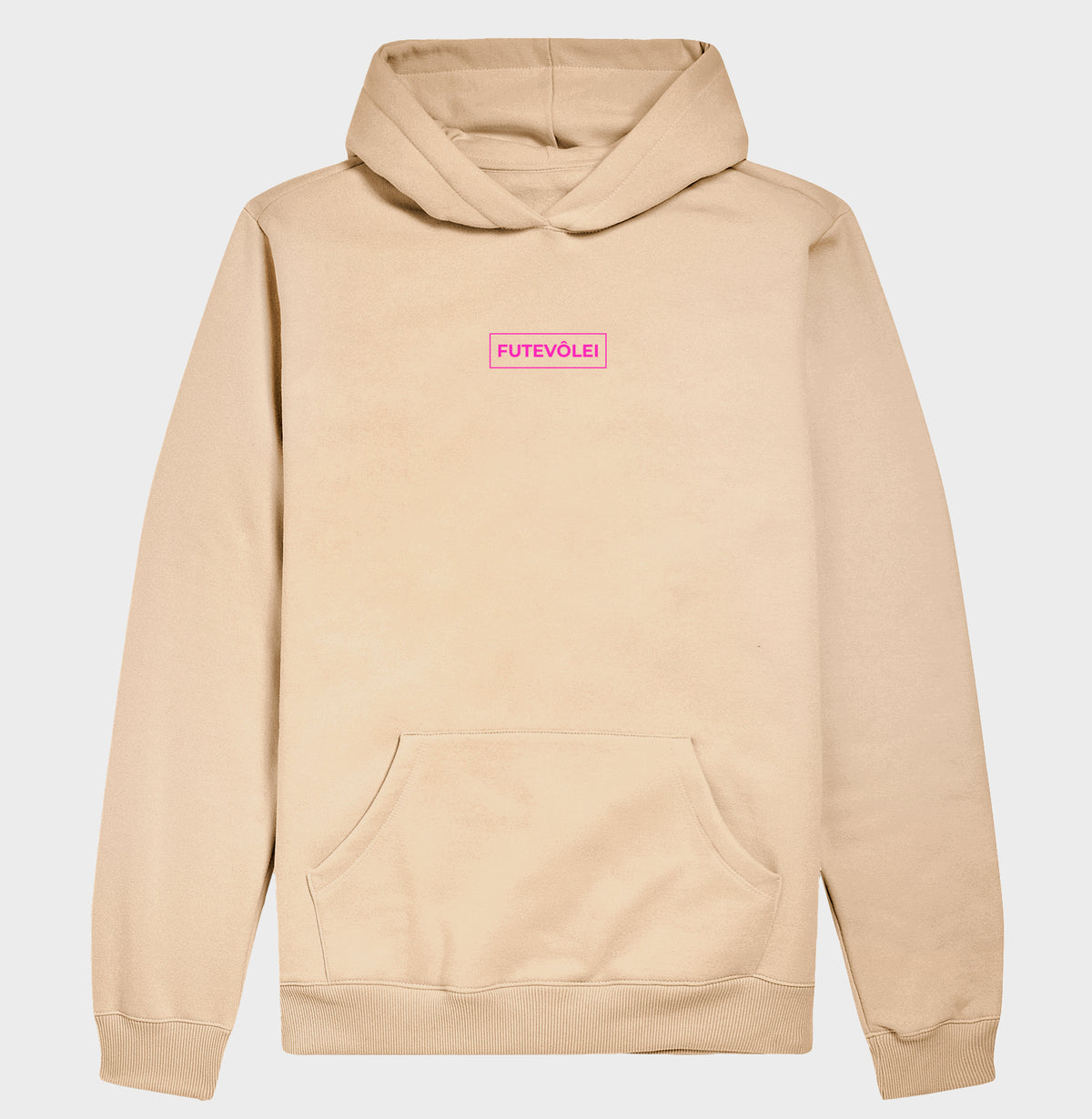 Hoodie Moletom Futevôlei Rosa Neon