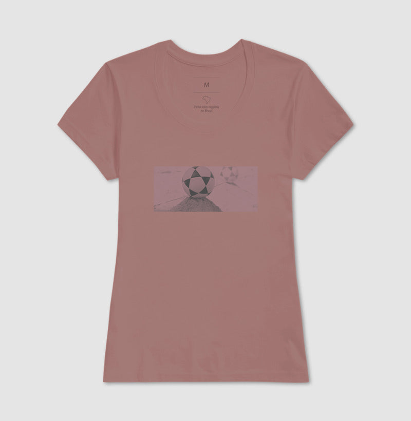 Camiseta Perspectiva de Areia – Rebeca Duarte Rosa