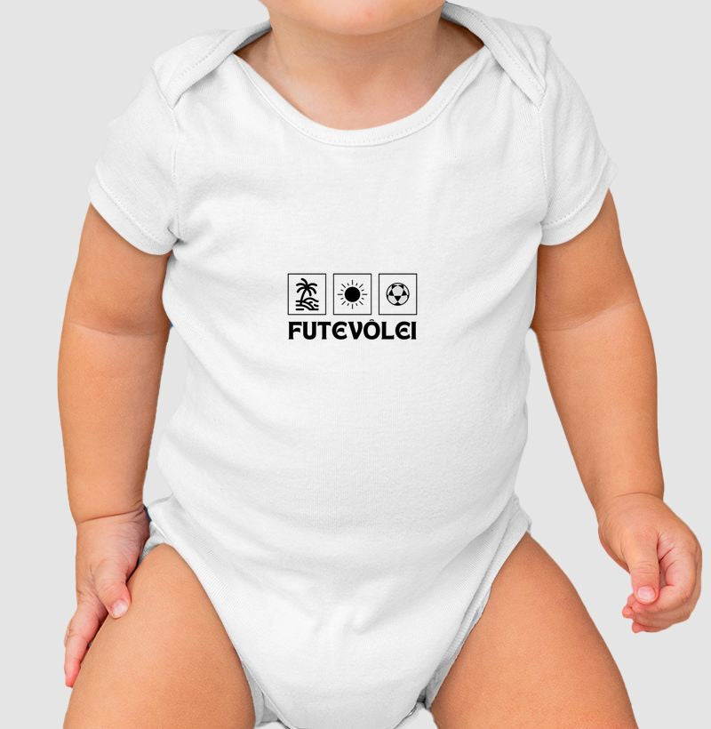 Body Infantil Verão em 3 Atos Futevôlei