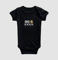 Body Infantil 013 Muro de Santos Preta Futevôlei