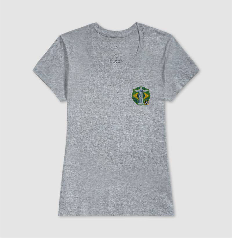 Camiseta Cristo Verde e Amarelo Futevôlei