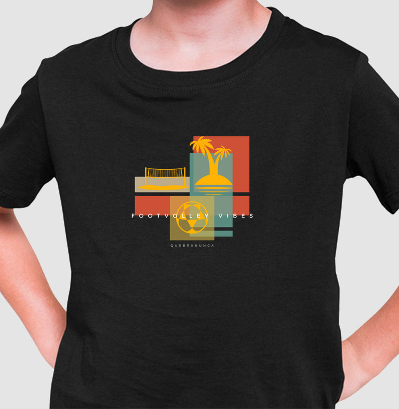 Camiseta Infantil Footvolley Vibes
