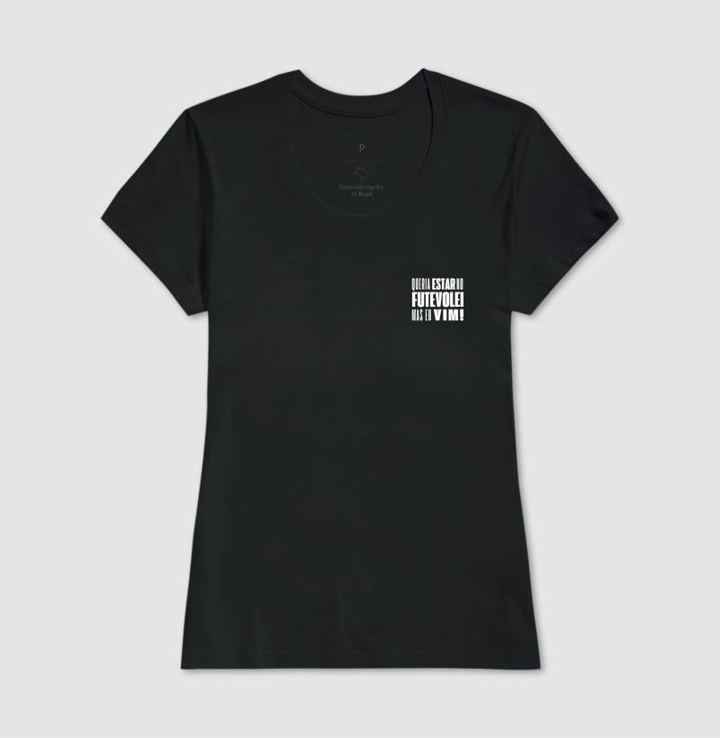 Camiseta Queria Estar no Futevôlei