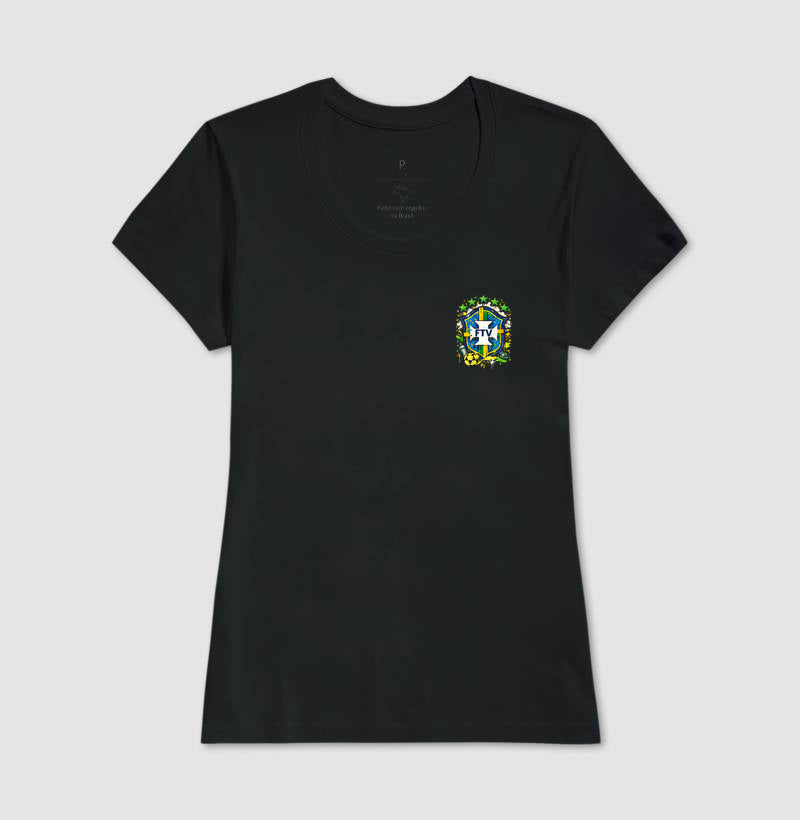 Camiseta Brasil Grafitada Futevôlei