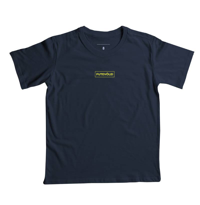Camiseta Infantil Futevôlei Amarelo Neon
