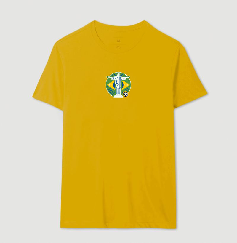 Camiseta Cristo Verde e Amarelo Futevôlei