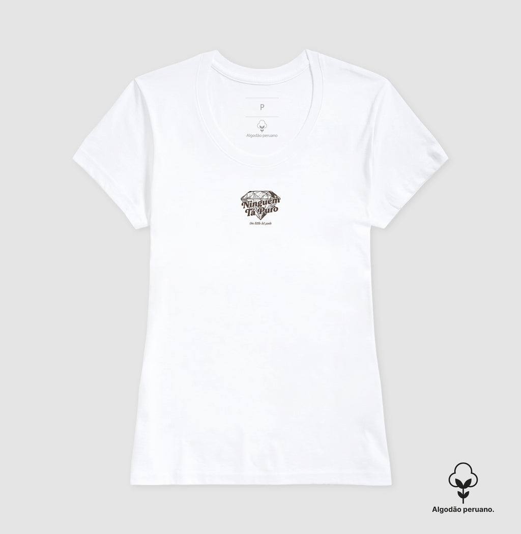 Camiseta Ninguém Tá Puro Algodão Peruano
