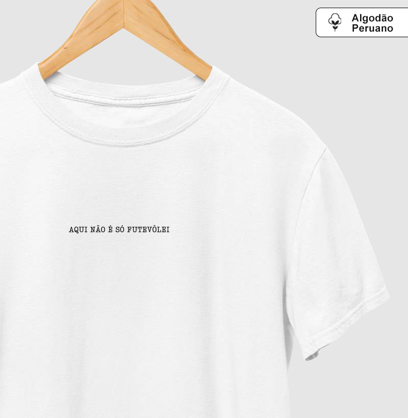 Camiseta Frases do Dema Futevôlei Algodão Peruano