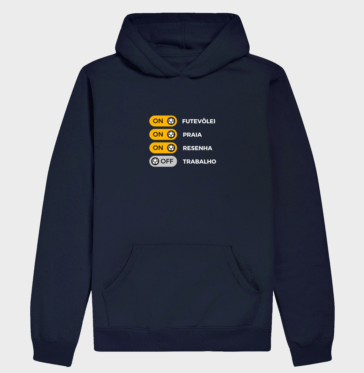 Hoodie Moletom Trabalho OFF Futevôlei
