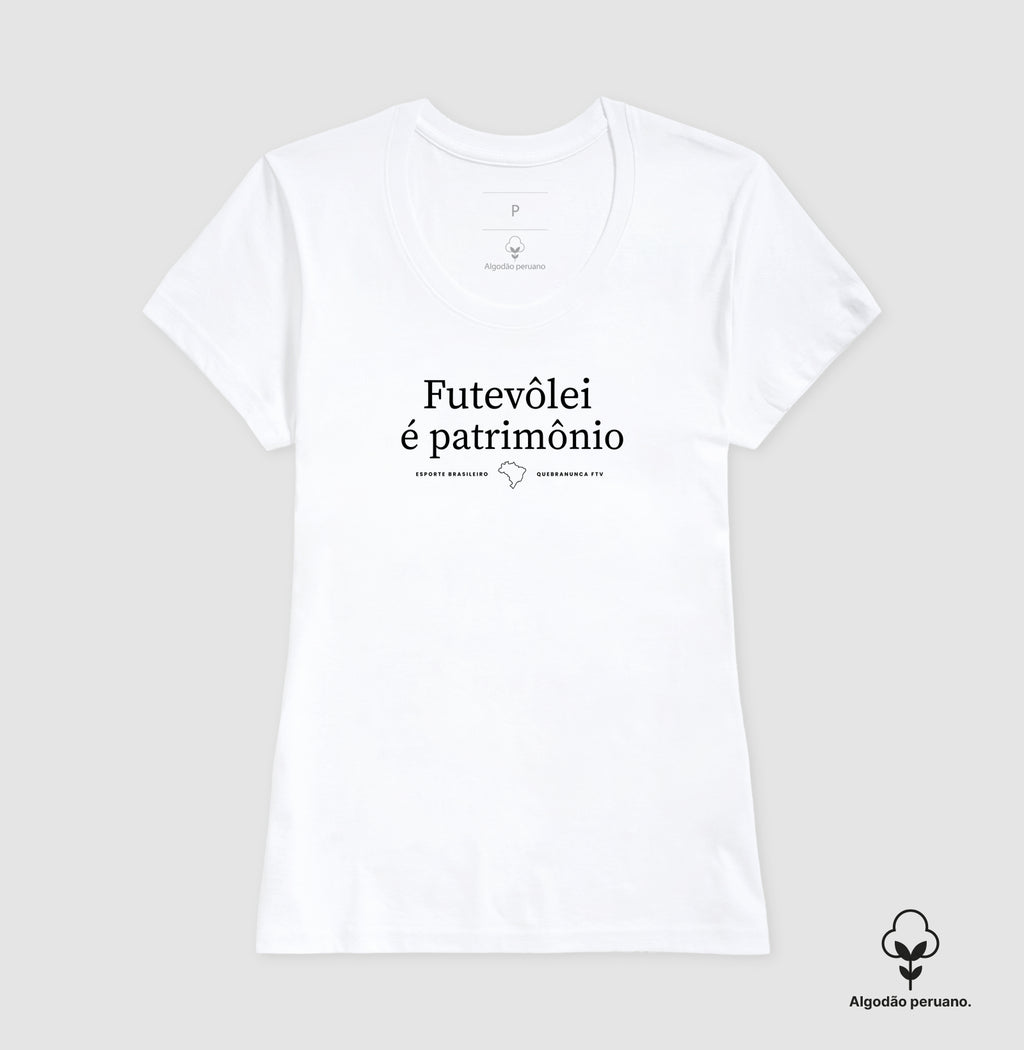 Camiseta Patrimônio Algodão Peruano