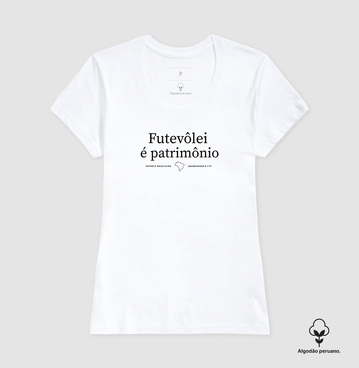 Camiseta Patrimônio Algodão Peruano