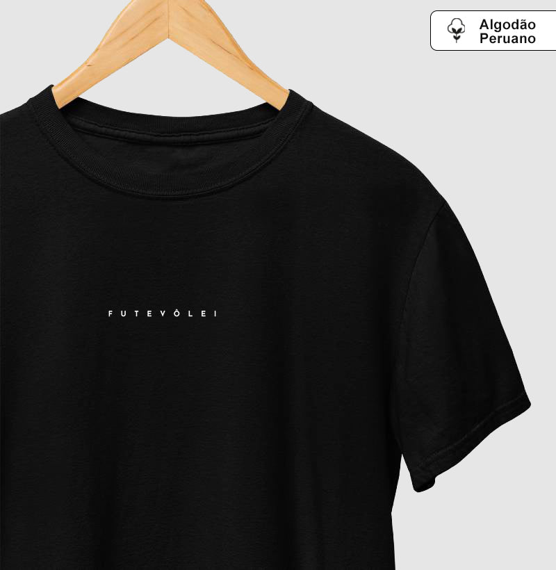 Camiseta Minimalista Futevôlei Algodão Peruano