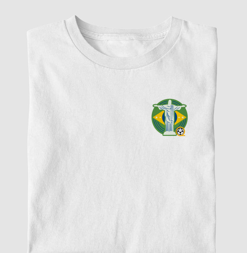 Camiseta Cristo Verde e Amarelo Futevôlei