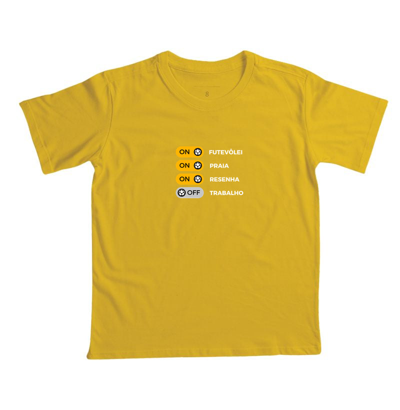 Camiseta Infantil Trabalho OFF Futevôlei