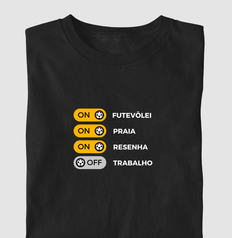 Camiseta de Futevôlei Trabalho OFF