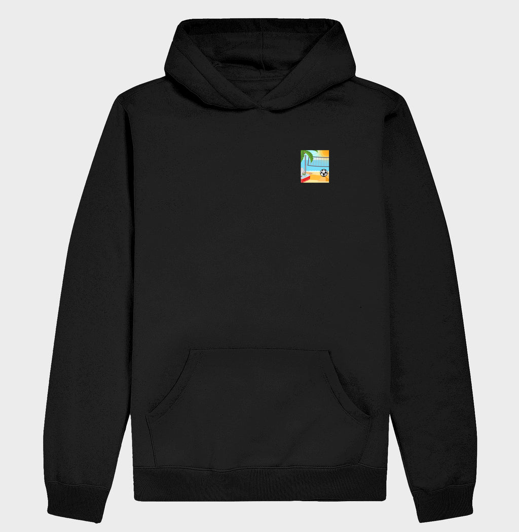 Hoodie Moletom Desenho de Futevôlei