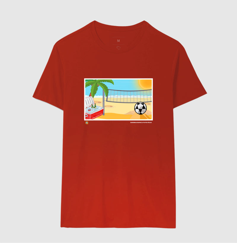 Camiseta Desenho de Futevôlei