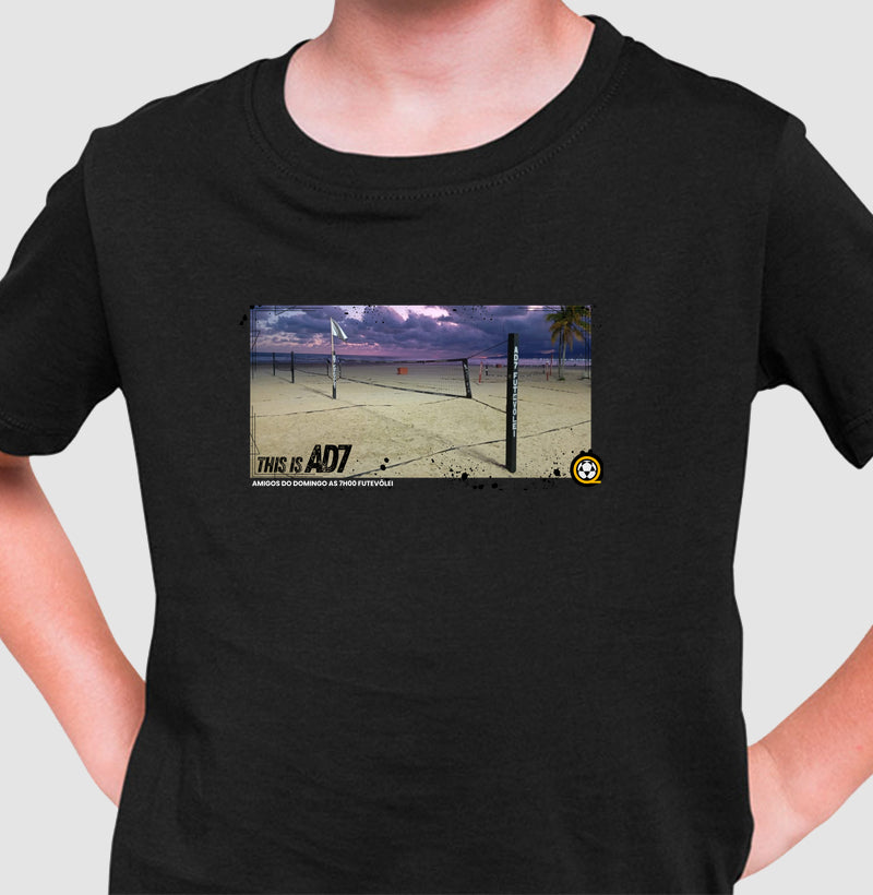 Camiseta Infantil AD7 QuebraNunca Futevôlei
