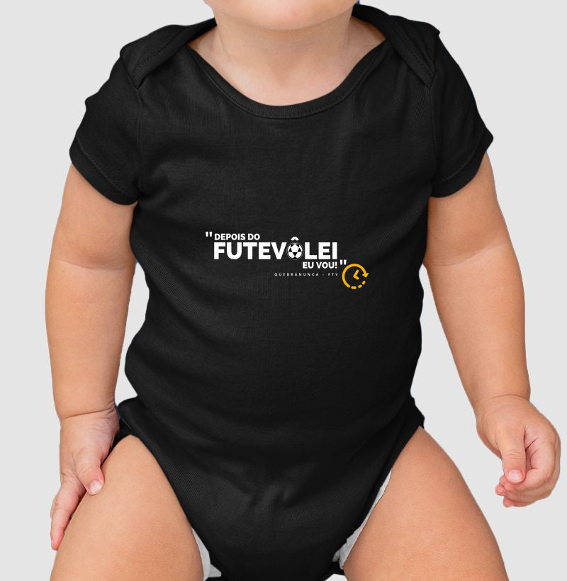 Body Infantil Depois do Futevôlei Eu Vou