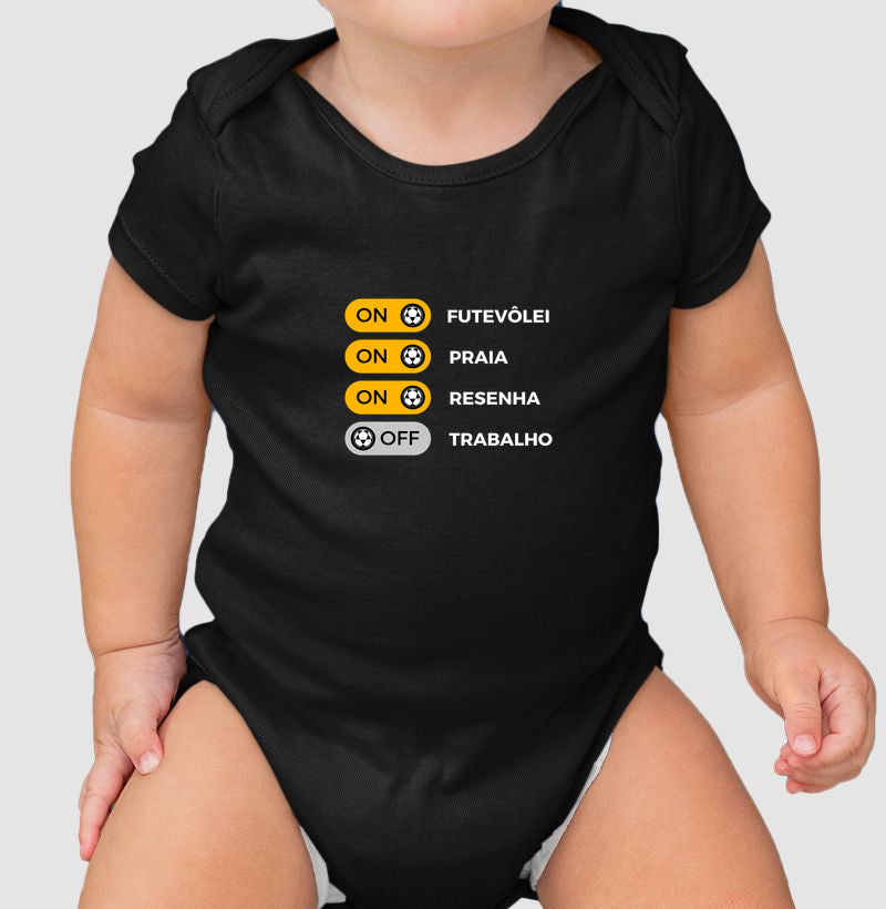 Body Infantil Trabalho OFF Futevôlei