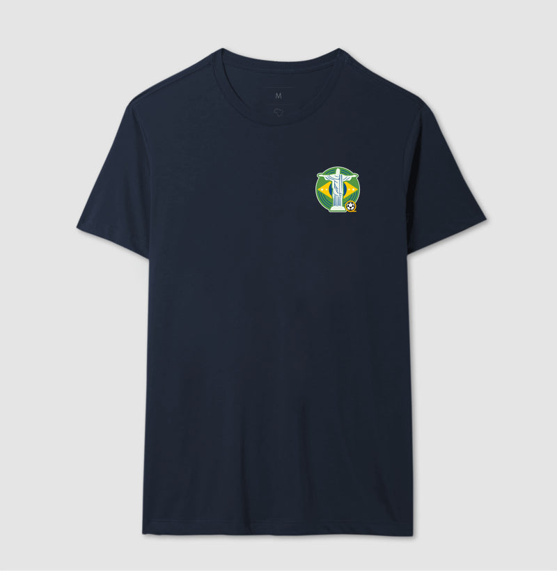Camiseta Cristo Verde e Amarelo Futevôlei