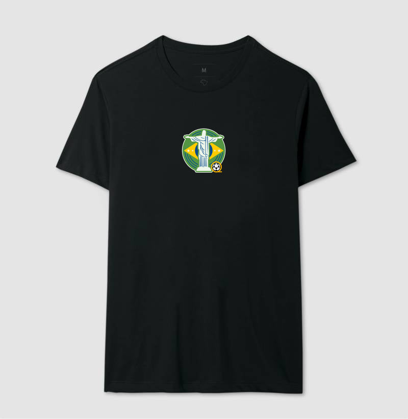 Camiseta Cristo Verde e Amarelo Futevôlei