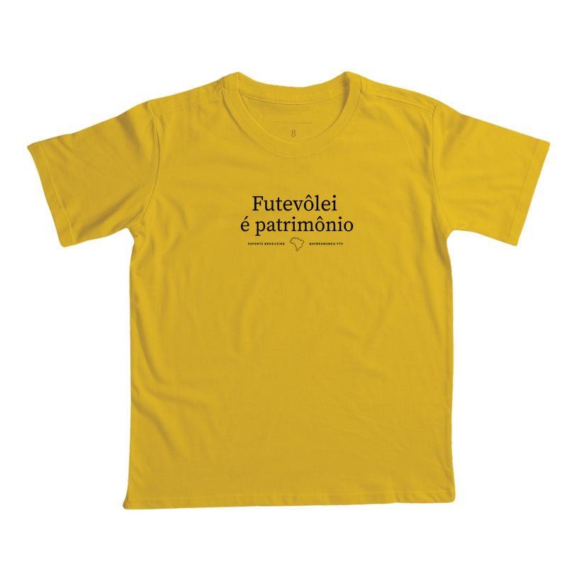 Camiseta Infantil Patrimônio QuebraNunca