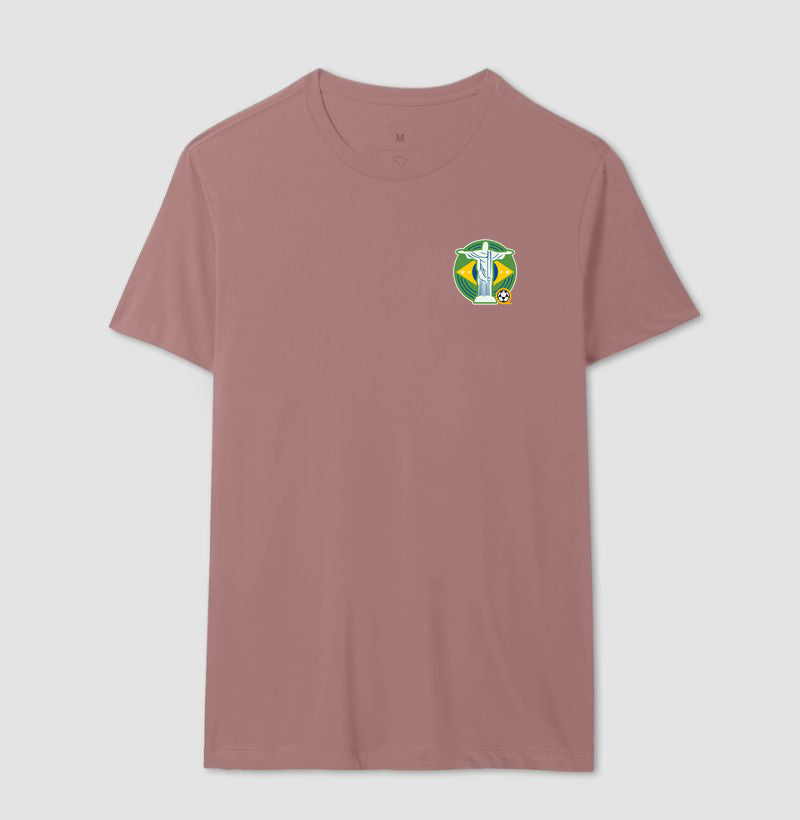 Camiseta Cristo Verde e Amarelo Futevôlei
