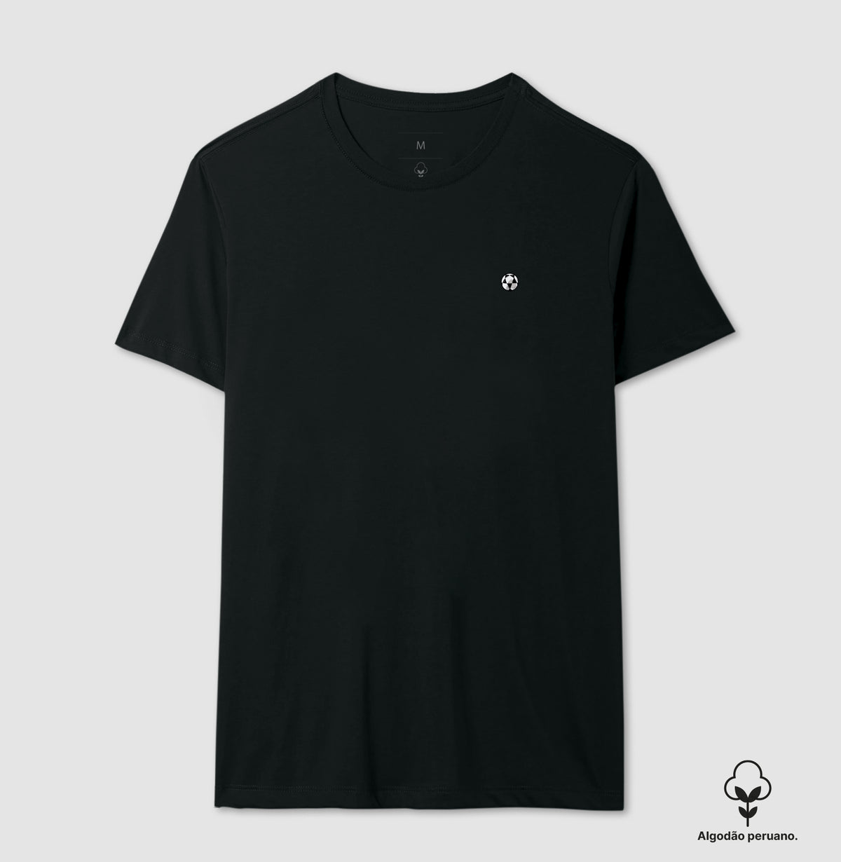 Camiseta Bola de Futevôlei Desenho Algodão Peruano