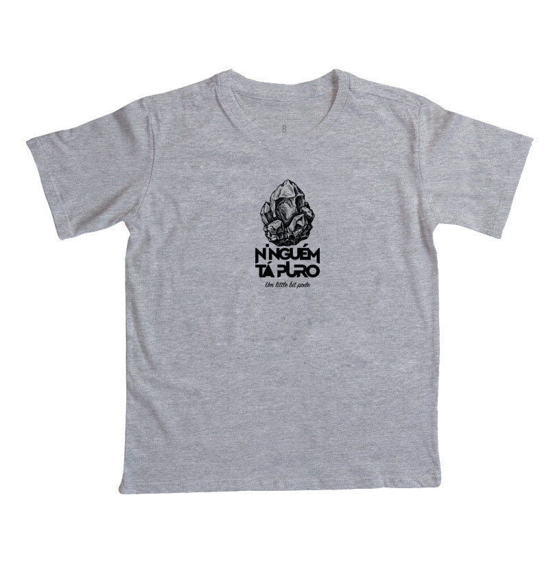 Camiseta Infantil Ninguém Tá Puro QuebraNunca