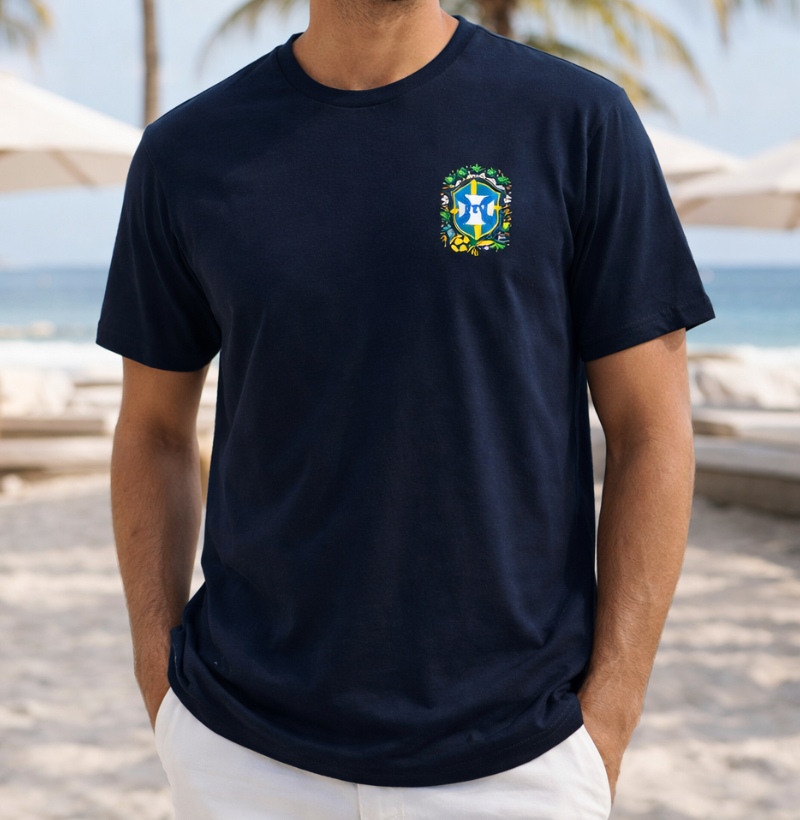 Camiseta Brasil Grafitada Futevôlei