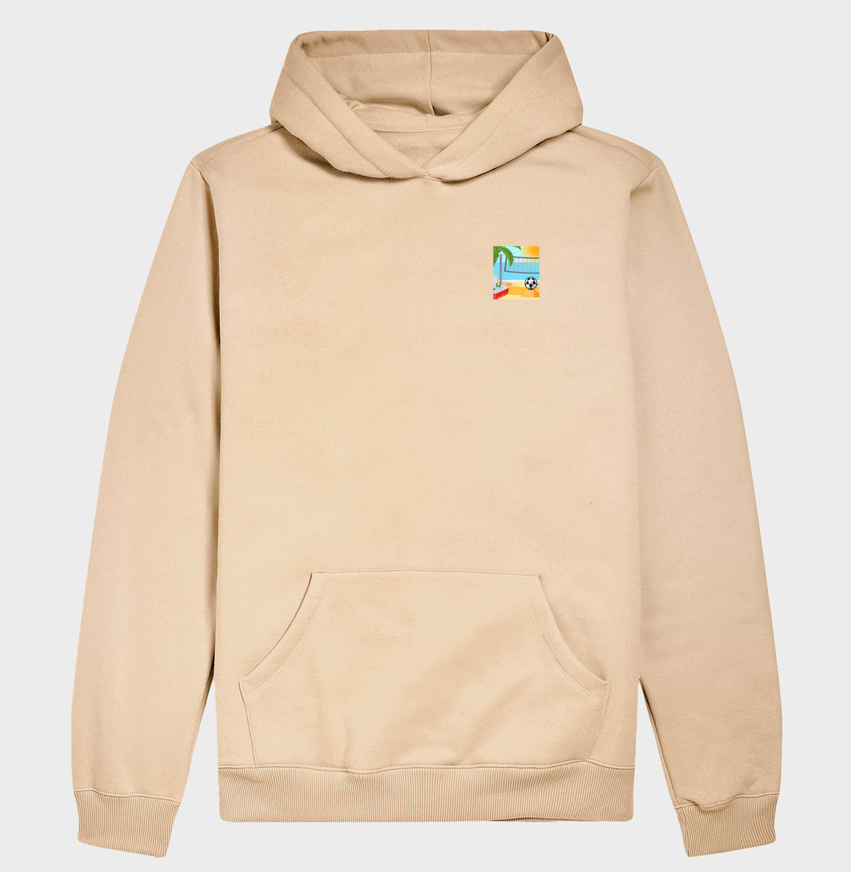 Hoodie Moletom Desenho de Futevôlei