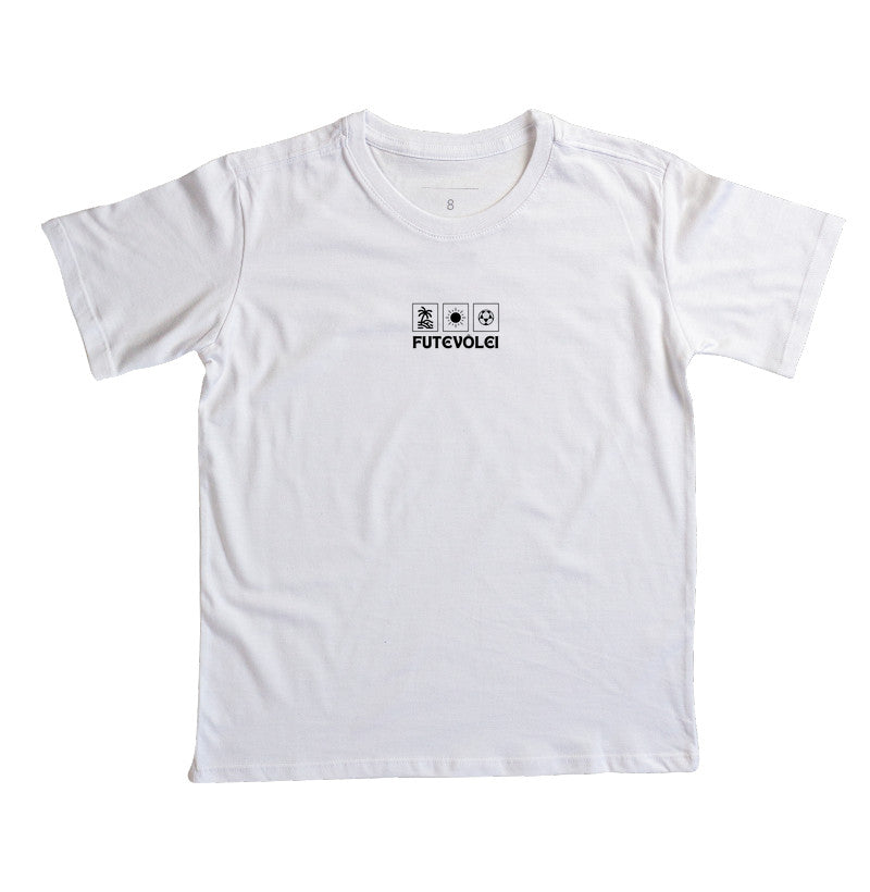 Camiseta Infantil Verão em 3 Atos Futevôlei