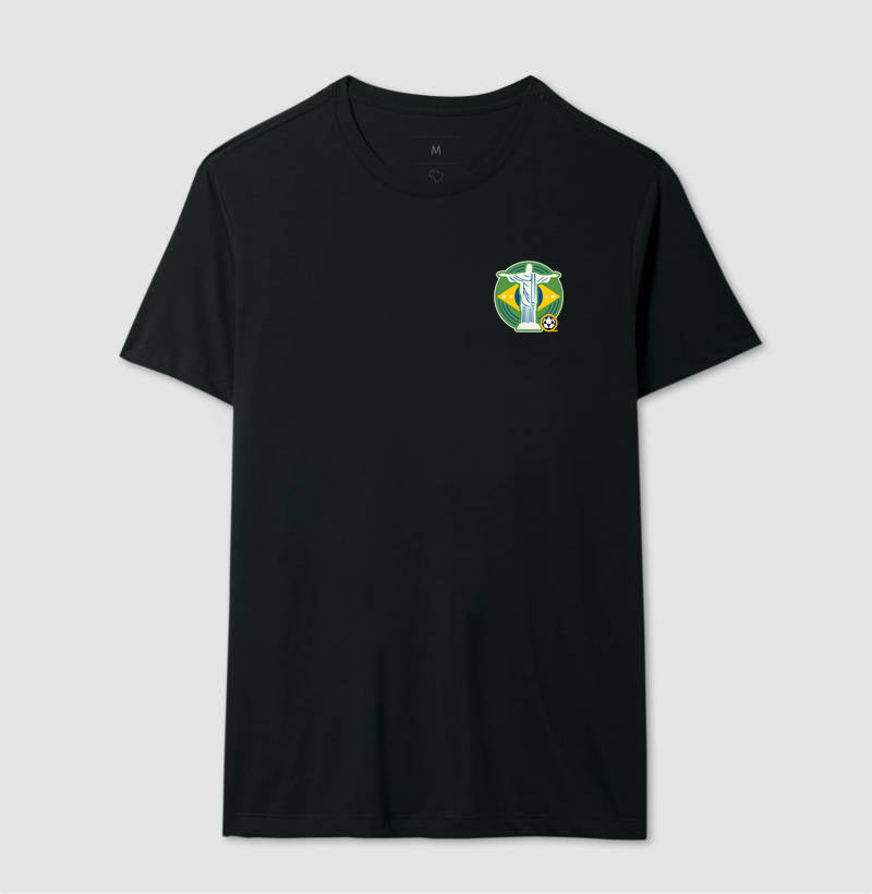 Camiseta Cristo Verde e Amarelo Futevôlei