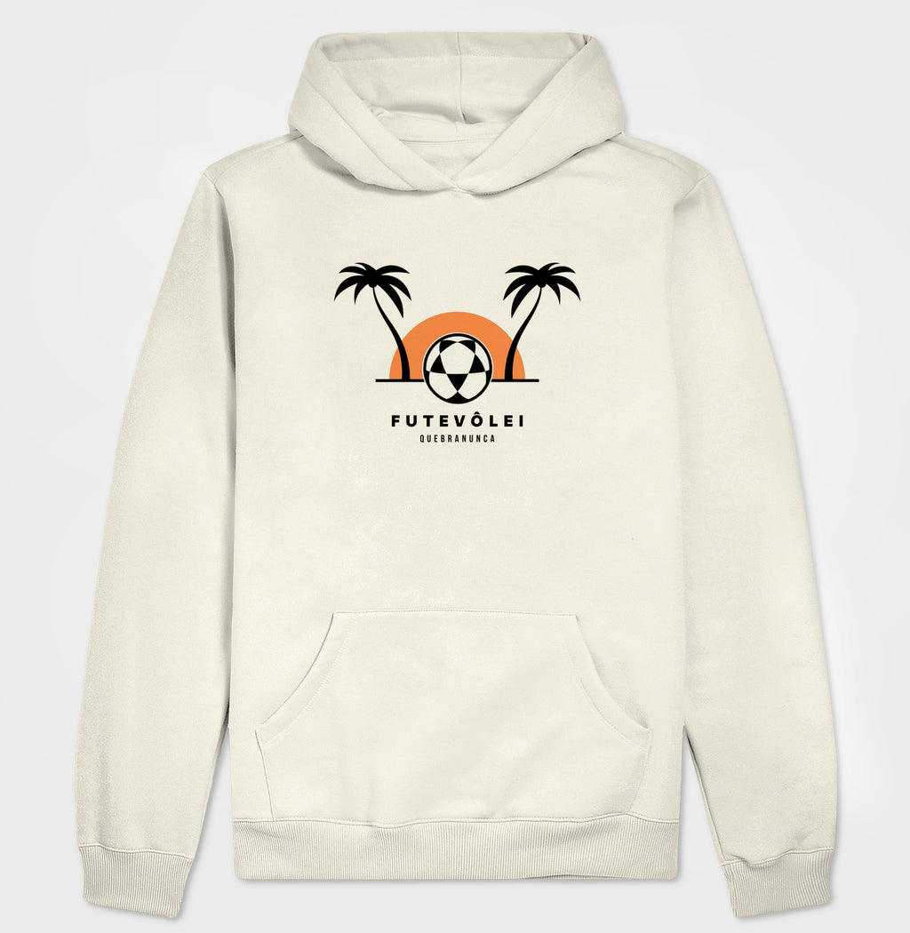Hoodie Moletom Coqueiros, Sol e Futevôlei