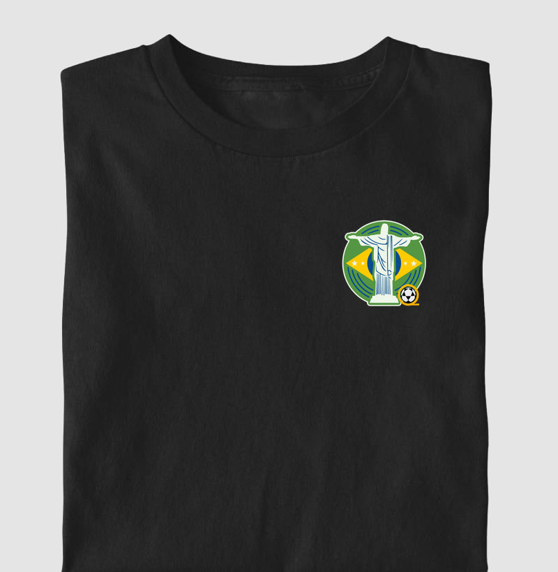 Camiseta Cristo Verde e Amarelo Futevôlei