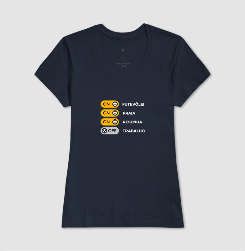 Camiseta de Futevôlei Trabalho OFF