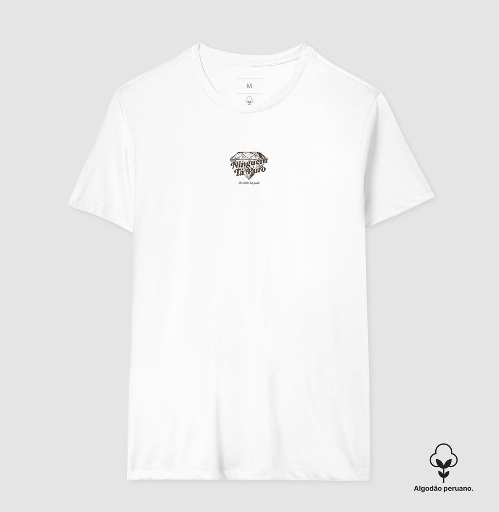Camiseta Ninguém Tá Puro Algodão Peruano