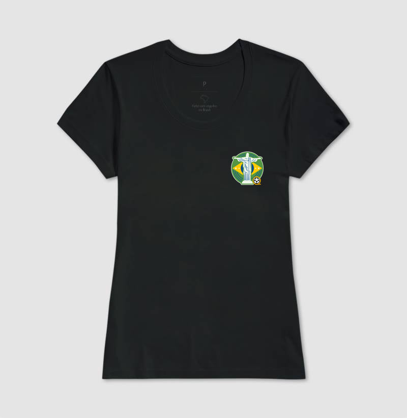 Camiseta Cristo Verde e Amarelo Futevôlei