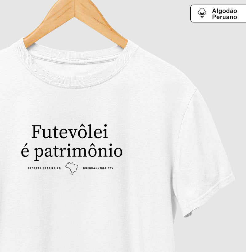Camiseta Patrimônio Algodão Peruano
