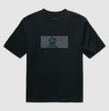 Camiseta Oversized Perspectiva de Areia Rebeca Duarte Preta