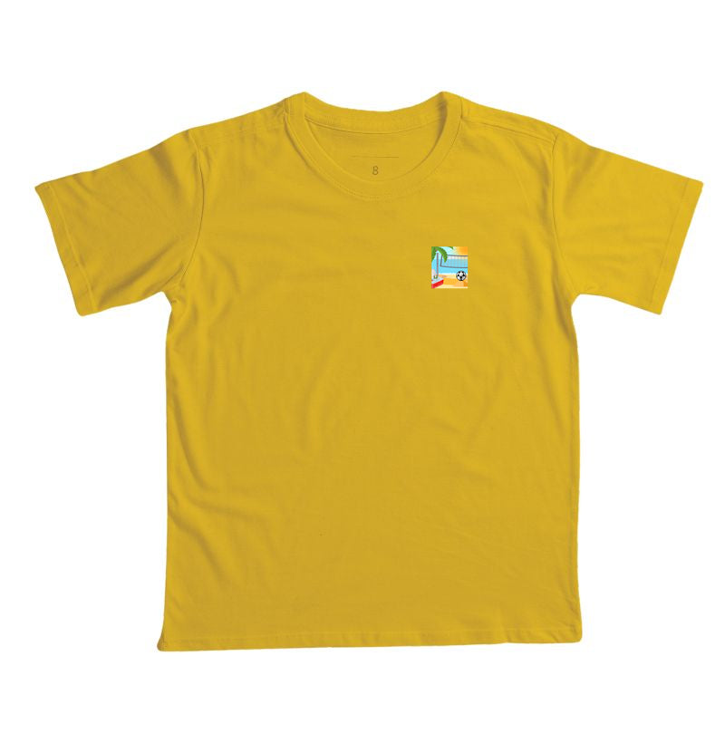 Camiseta Infantil Desenho de Futevôlei