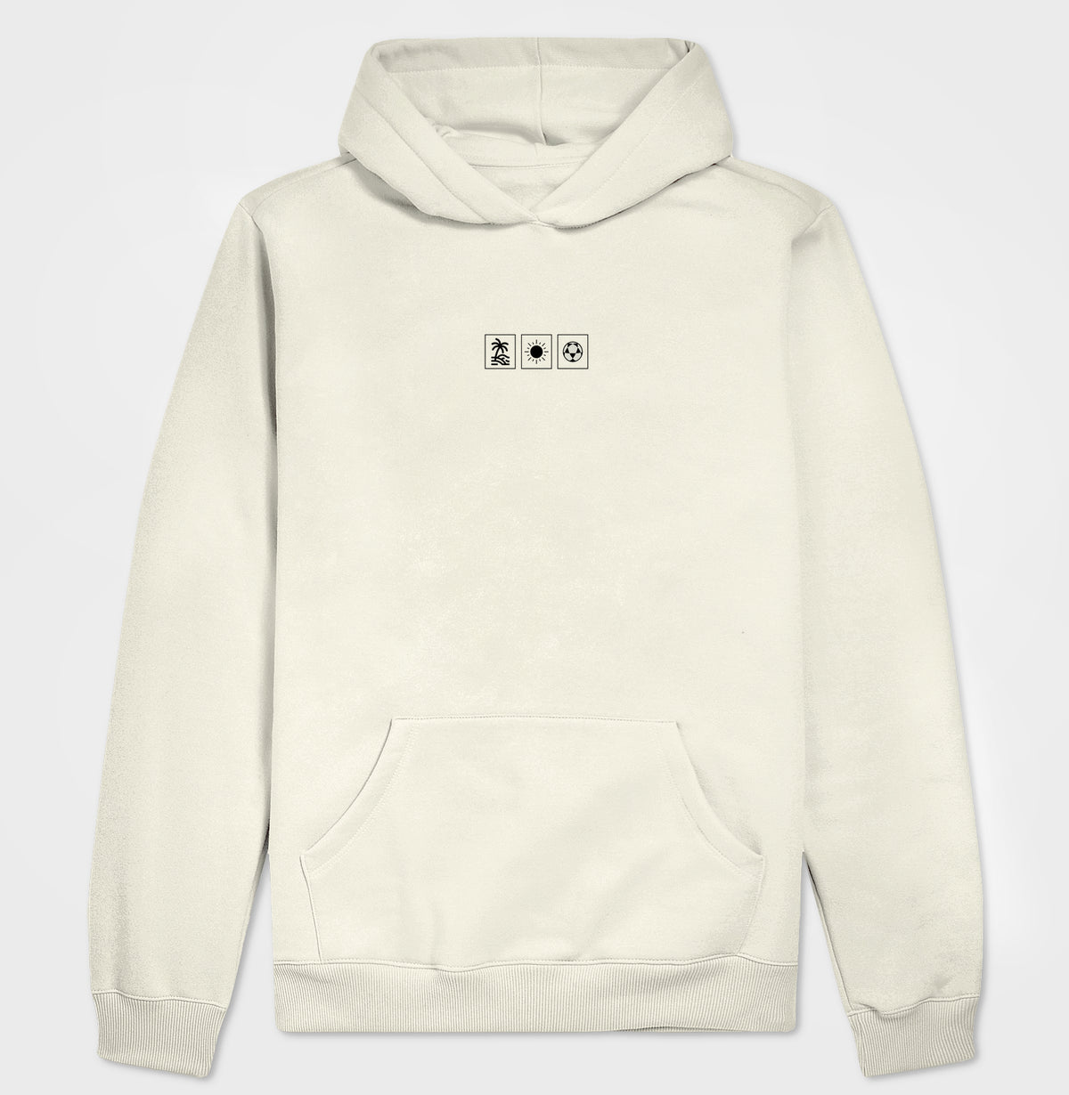 Hoodie Moletom Vibe do Futevôlei Branca