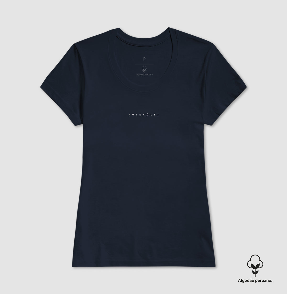 Camiseta Minimalista Futevôlei Algodão Peruano