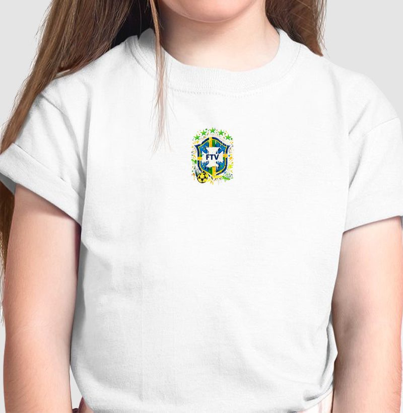 Camiseta Infantil FTV Brasil Futevôlei
