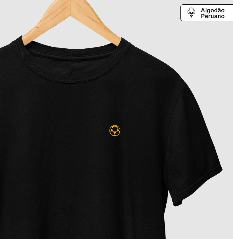Camiseta Bola de Futevôlei Cores Escuras Algodão Peruano