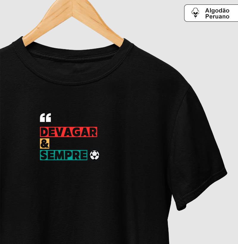 Camiseta Devagar & Sempre Futevôlei Algodão Peruano
