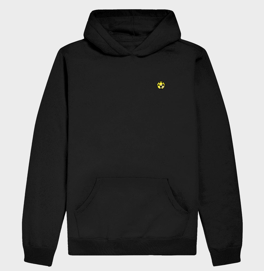 Hoodie Moletom Bola de Futevôlei Amarela Desenho