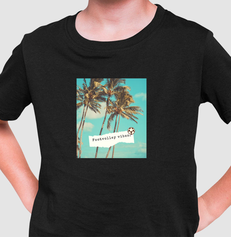 Camiseta Infantil Footvolley Vibes